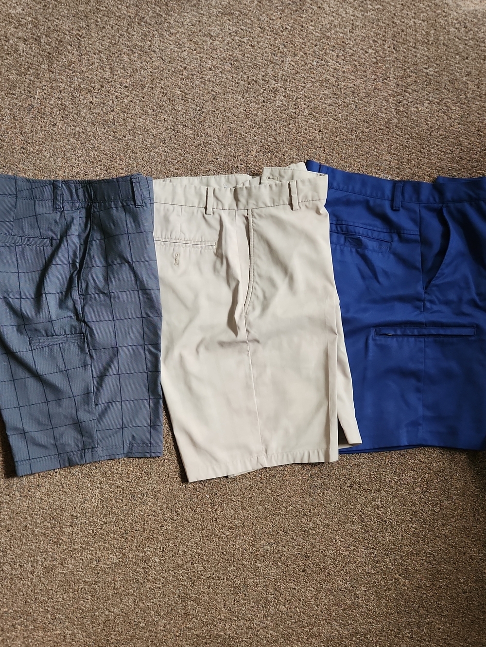 3 Pairs Of Men's Golf Shorts Size 34 Walter Hagen, PGA Tour And Izod